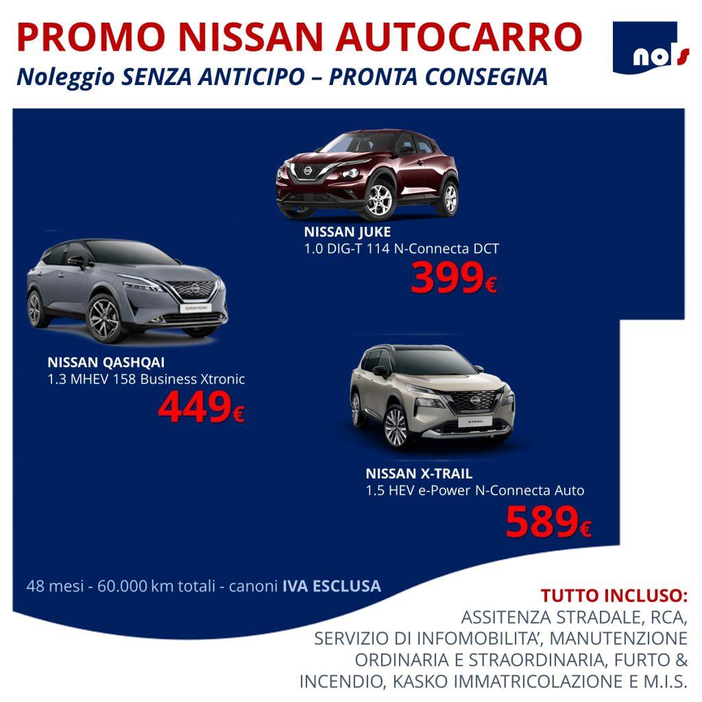 promozione noleggio lungo termine nissan pronta consegna autocarro n1 senza anticipo economico
