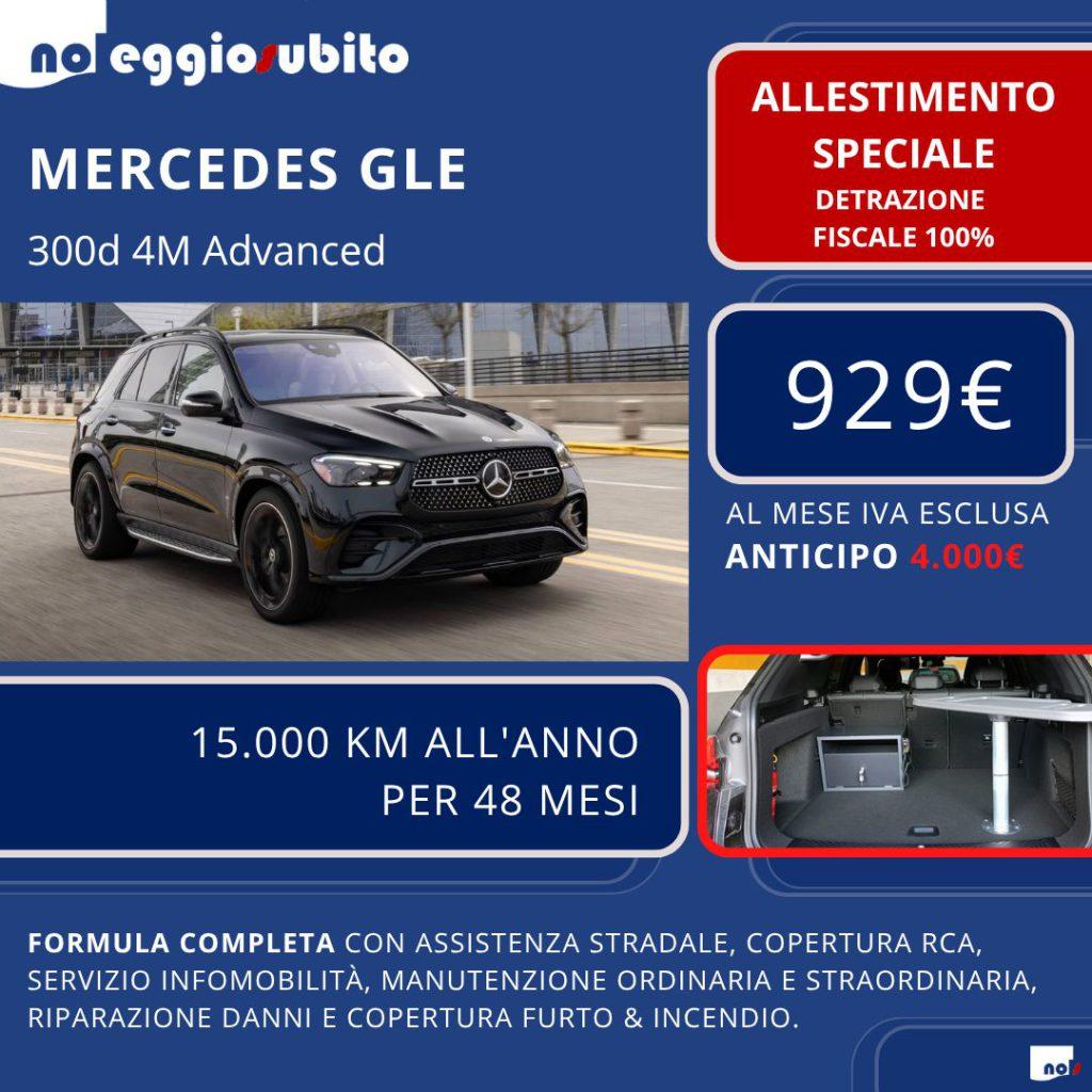 Mercedes-Benz GLE - 929&euro; canone mensile con ALLESTIMENTO SPECIALE scarico fiscale 100%